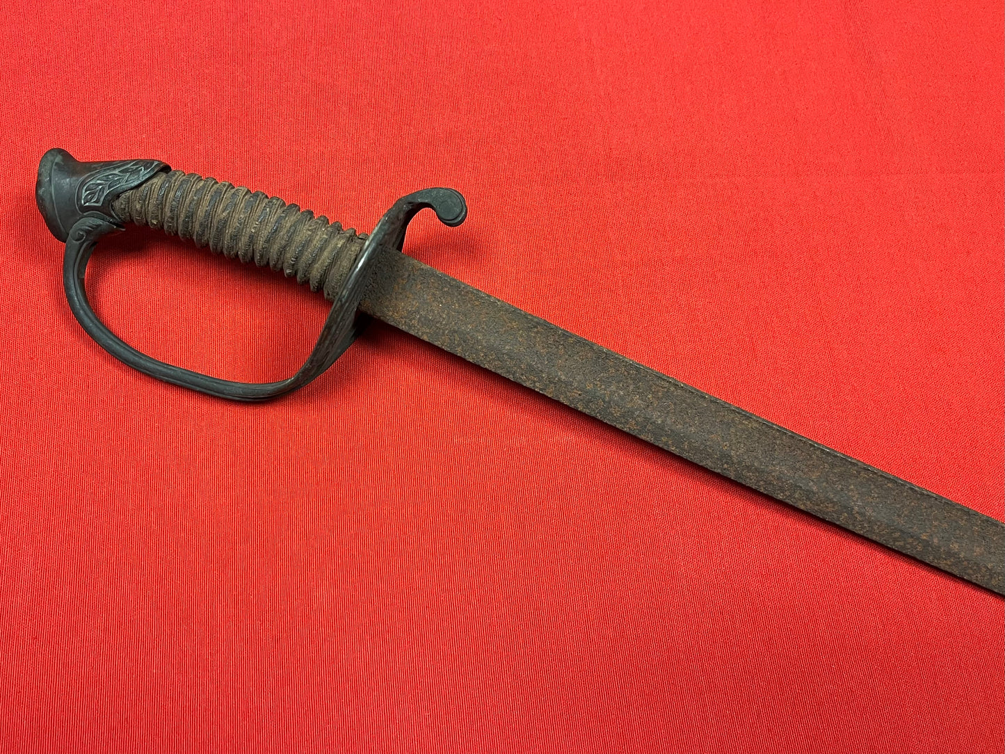 Civil War M1850 Foot Officers Sword Battlefield Pickup - Relic Condition