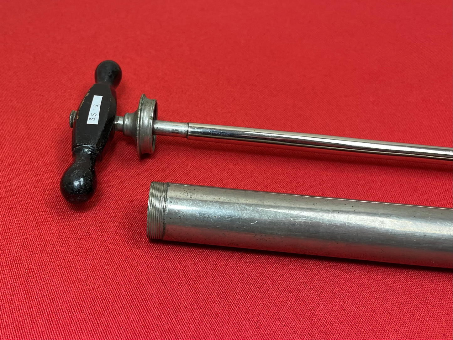 1800’s Obstetric Trephine Trepanning Drill W/ Wooden Handle-Antique Medical Equipment