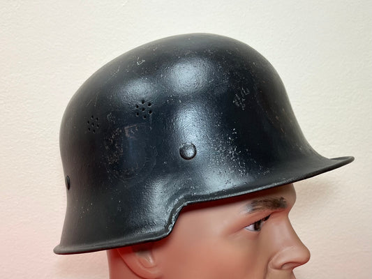 Original WWII German M34 Police Helmet