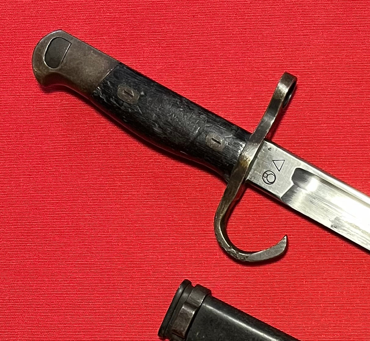 WW2 Japanese Arisaka Type 30 Bayonet & Scabbard / NAGOYA Arsenal Supervision
