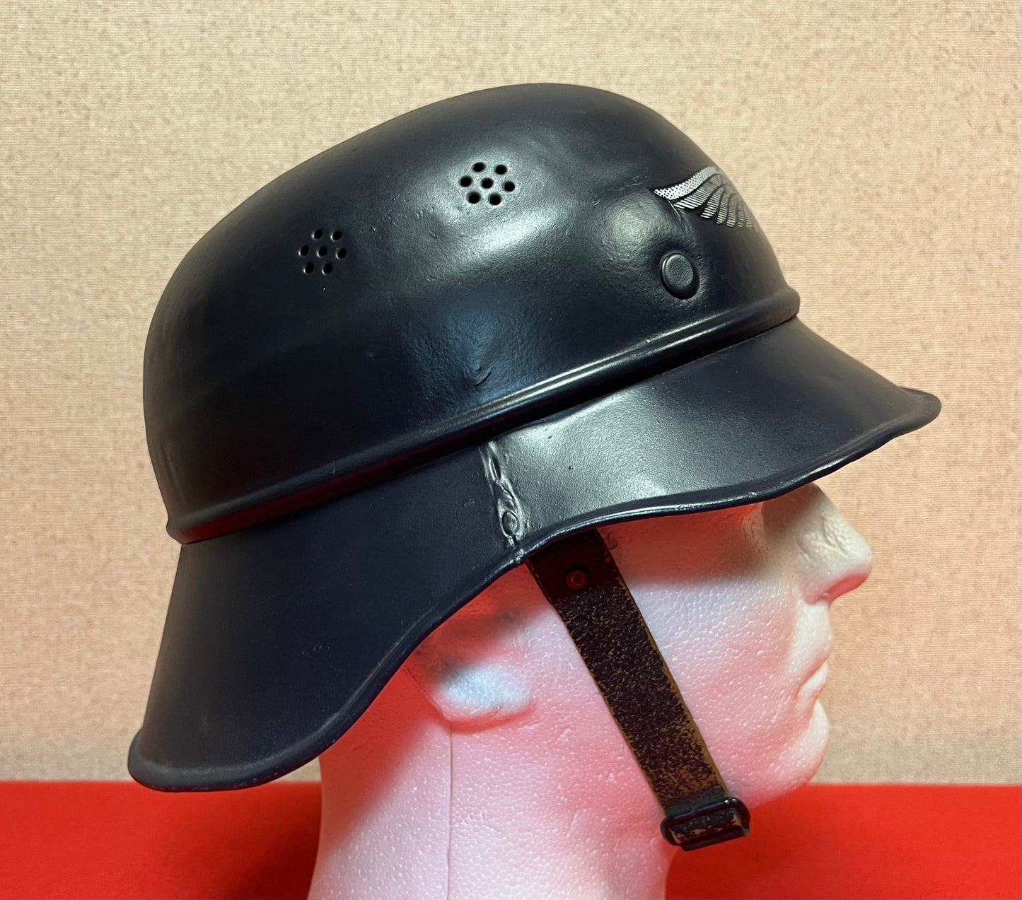 WW2 GERMAN M38 LUFTSCHUTZ "AIR RAID" GLADIATOR HELMET