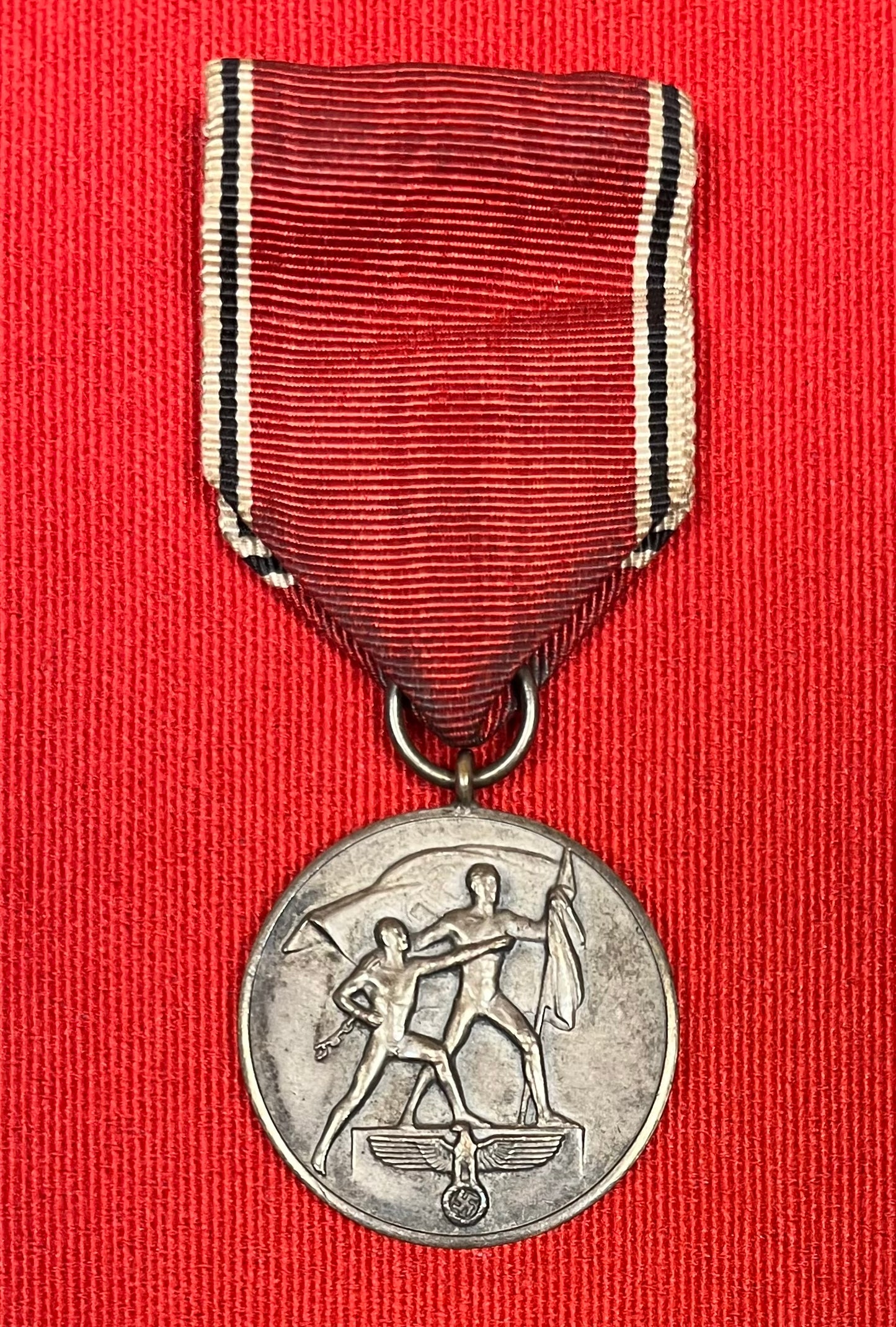Authentic WWII Era German Commemorative Medal of 1st March 13, 1938 - Austria Annex