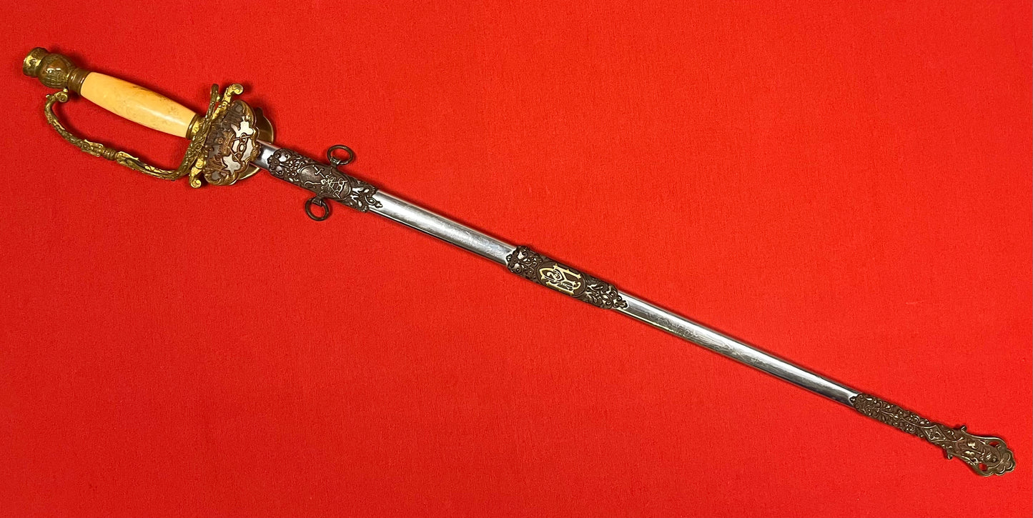 1880-90’s Patriarchs Militant Fraternal Order Sword Odd Fellows Named