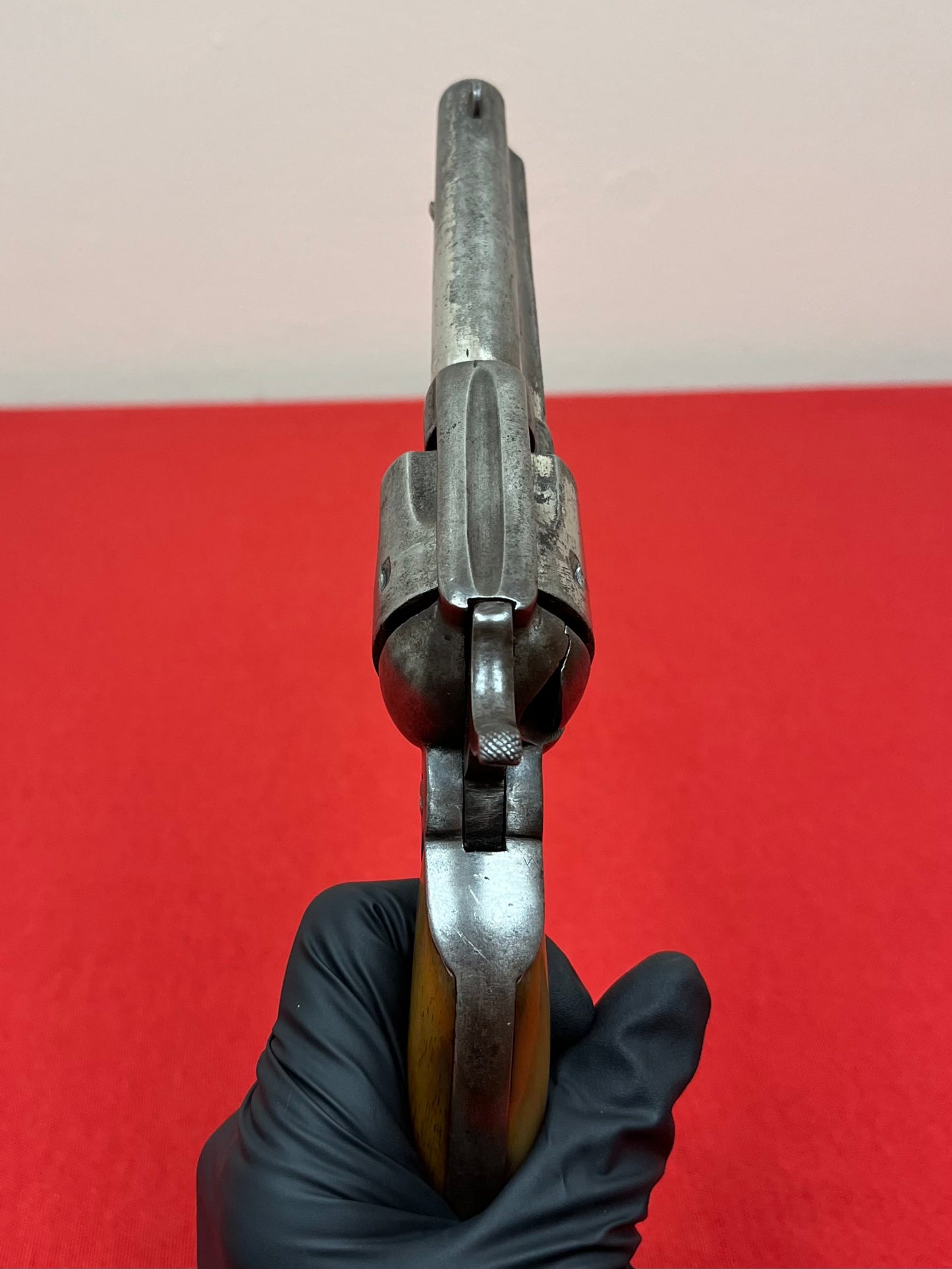 C. 1870-80 Colt Single Action Revolver Spanish Made W/ Bone Grips