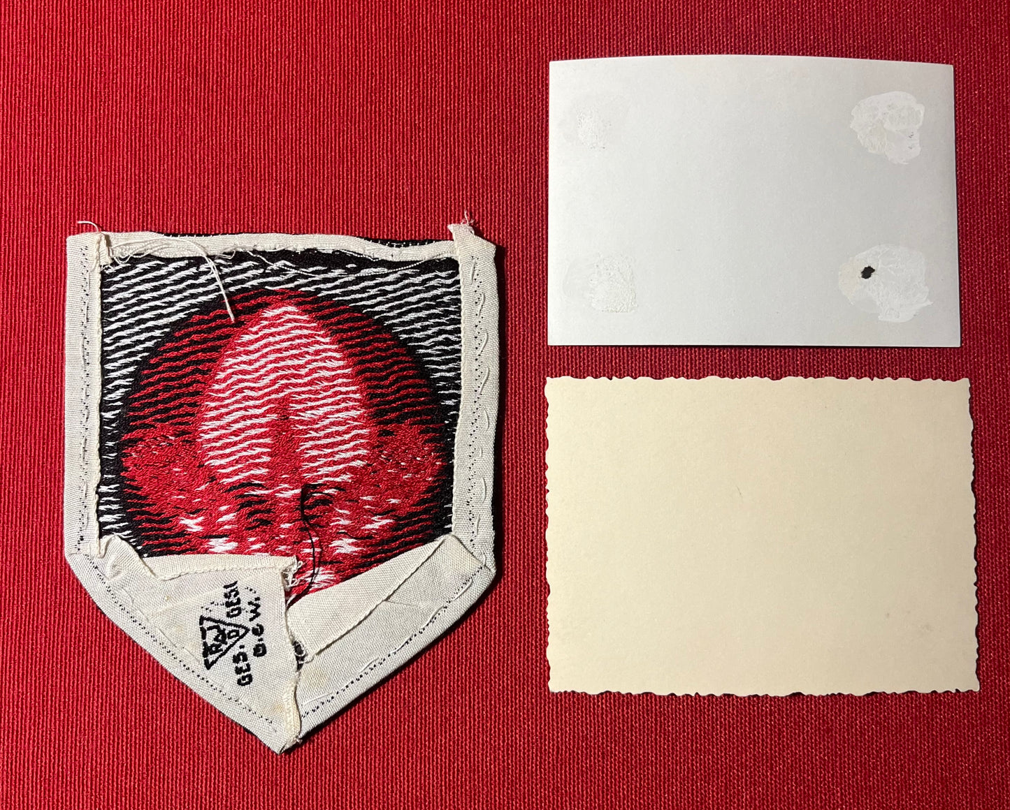 Authentic WW2 German RAD Membership Stick Pin / Photos & Patch Grouping