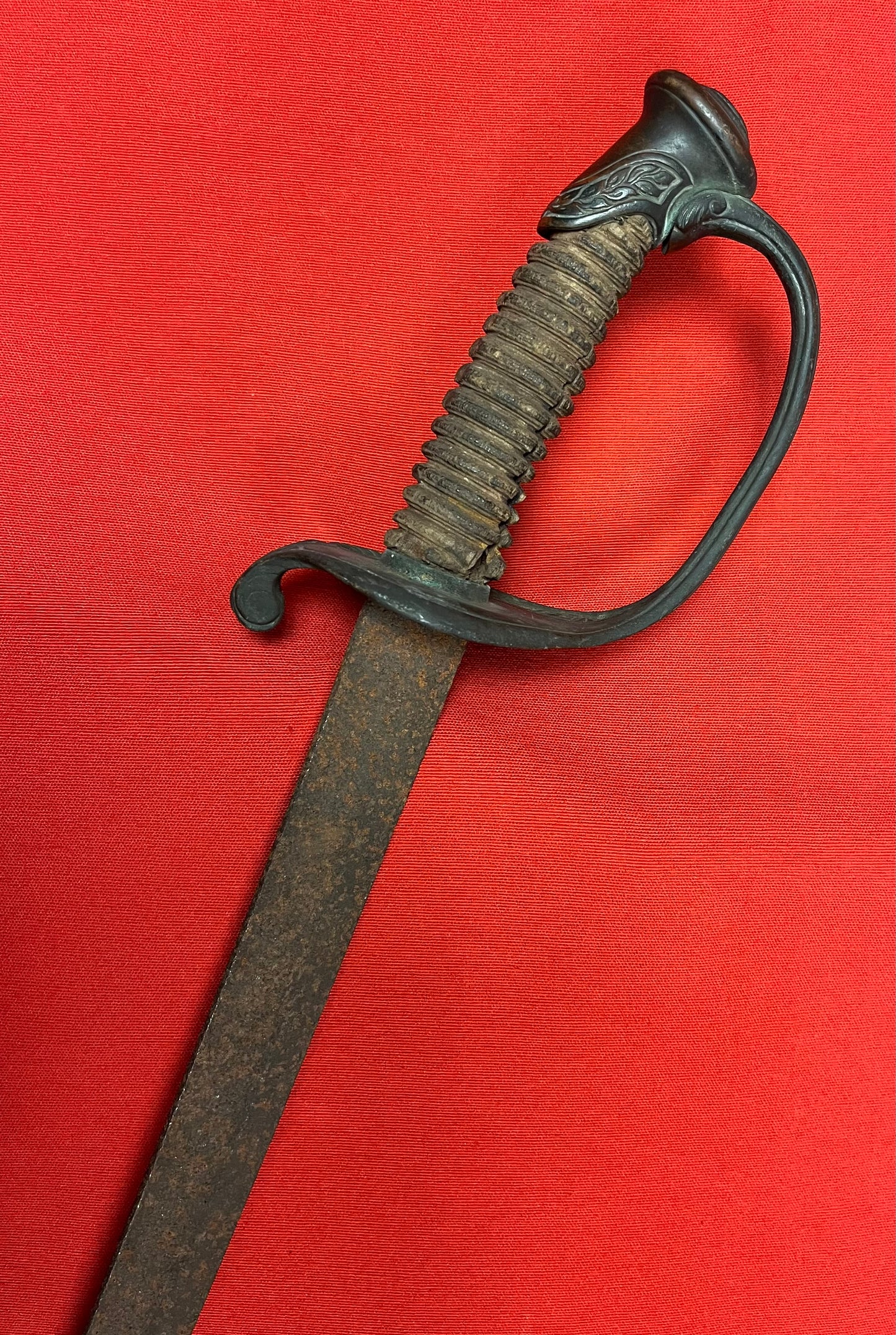 Civil War M1850 Foot Officers Sword Battlefield Pickup - Relic Condition