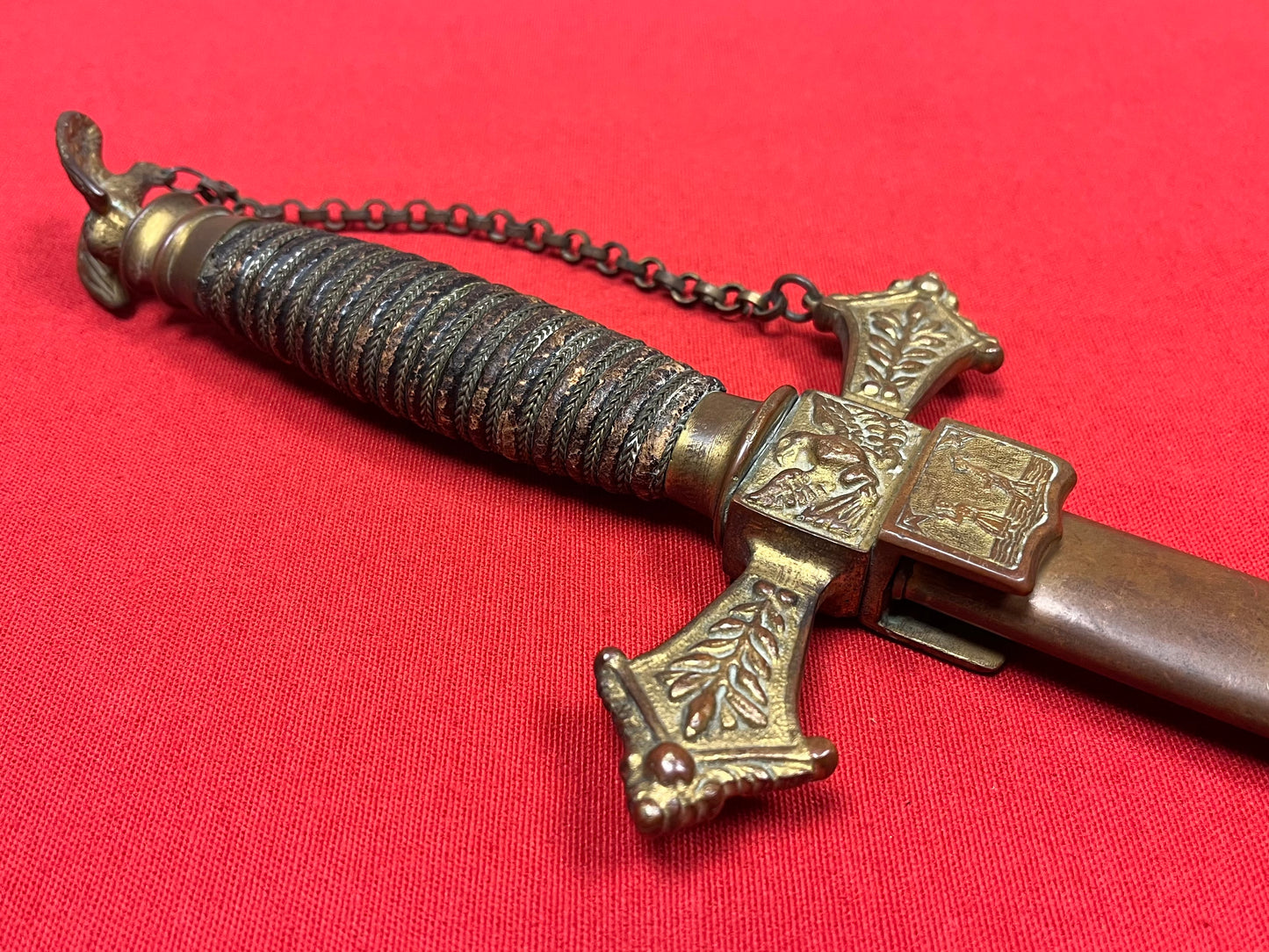 1872 Knights of the Golden Eagle Fraternal / Masonic Sword - Engraved