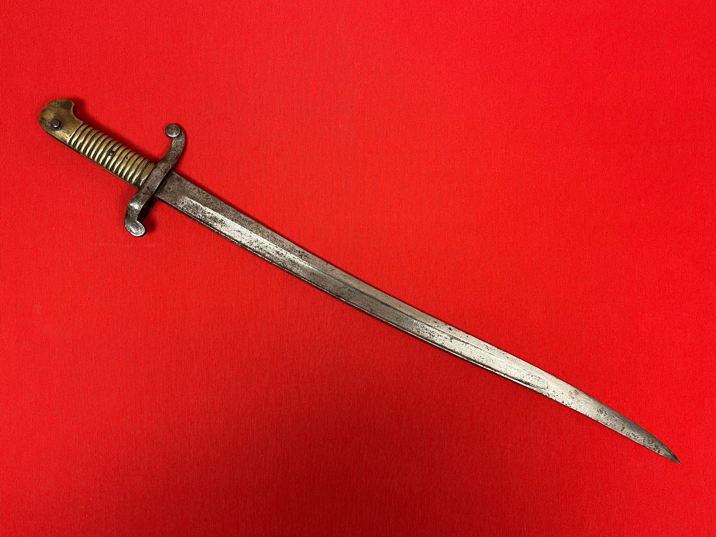 M1842 “YATAGHAN” SABER BAYONET BY F.W.H - CIVIL WAR IMPORT