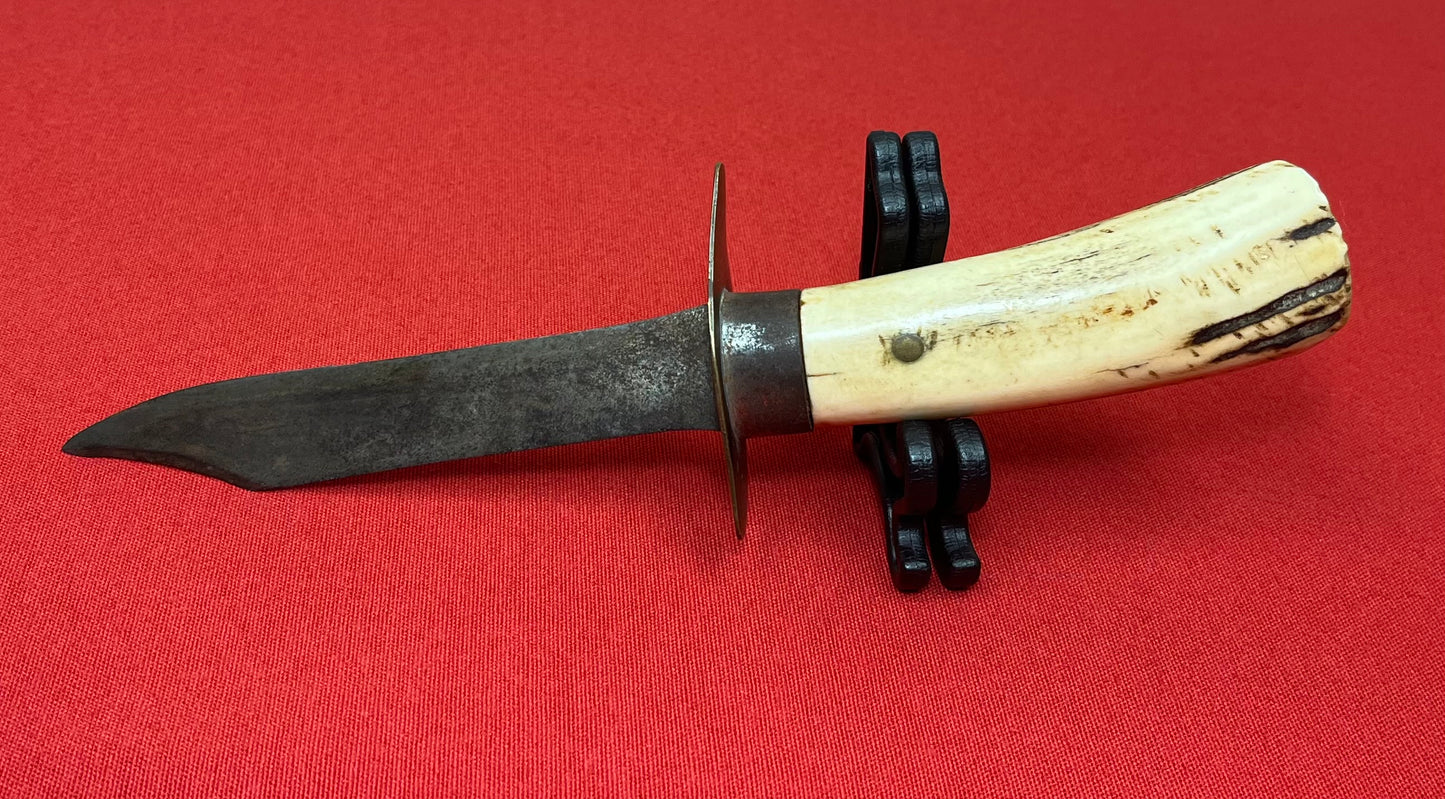 19th Century Bowie Knife W/ Bone Handle - Authentic