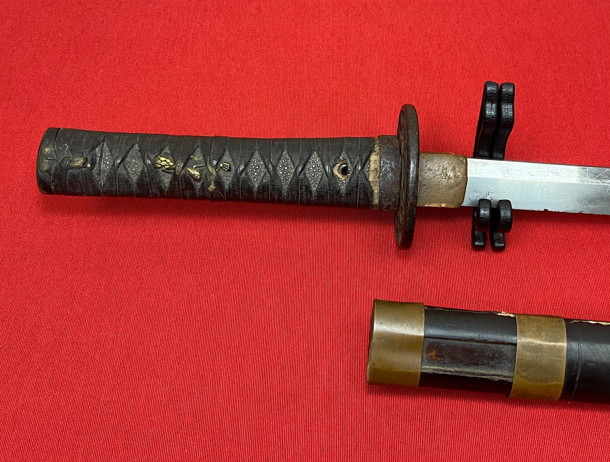 Original Japanese 18th Century Wakizashi Samurai Sword - Edo Period (1603–1868)