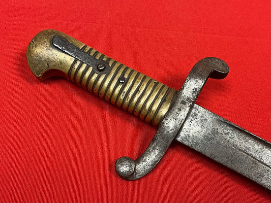 M1842 “YATAGHAN” SABER BAYONET BY F.W.H - CIVIL WAR IMPORT