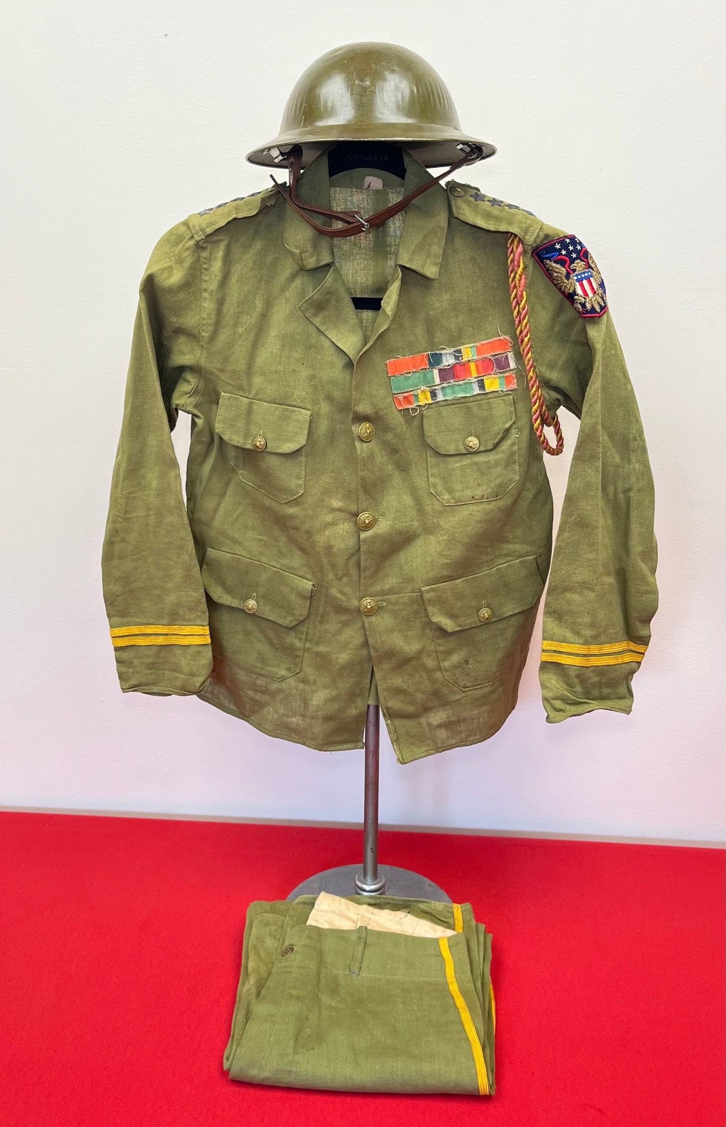 WW1 Era U.S. Child's (Small Size) Uniform Jacket, Pants & Helmet