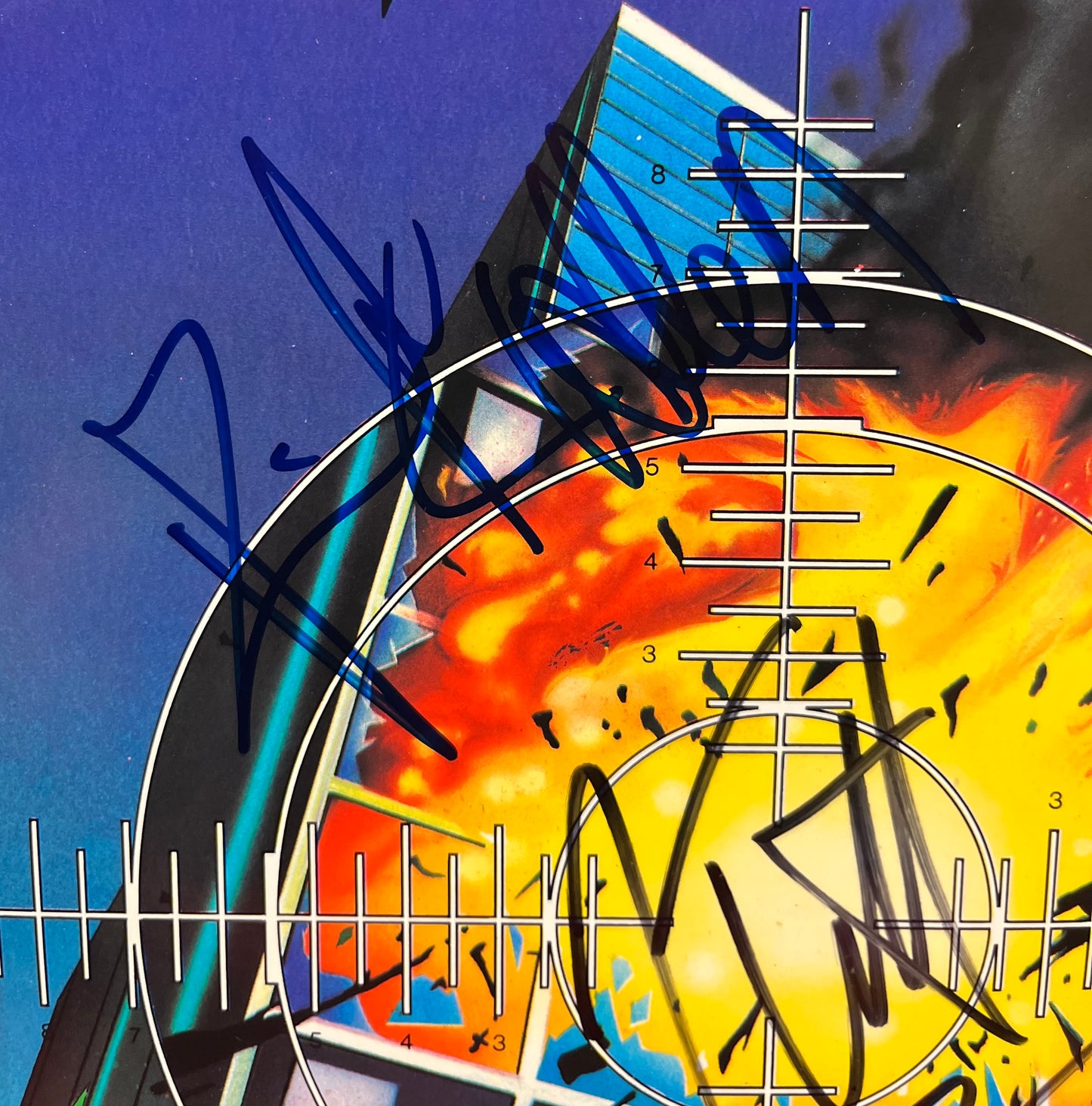 Def Leppard - Pyromania LP / Joe Elliott & Phil Collen Autographed 1983 Signed !!!