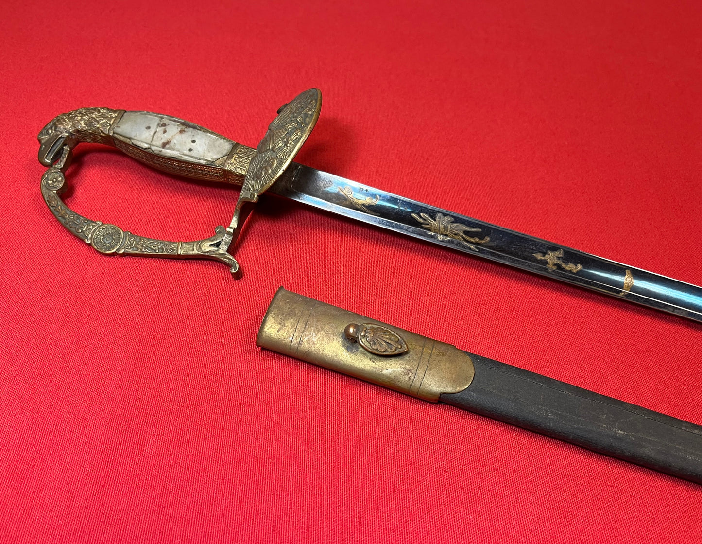 U.S. M1830 Officer's Eagle Head Pommel Sword P. Knecht