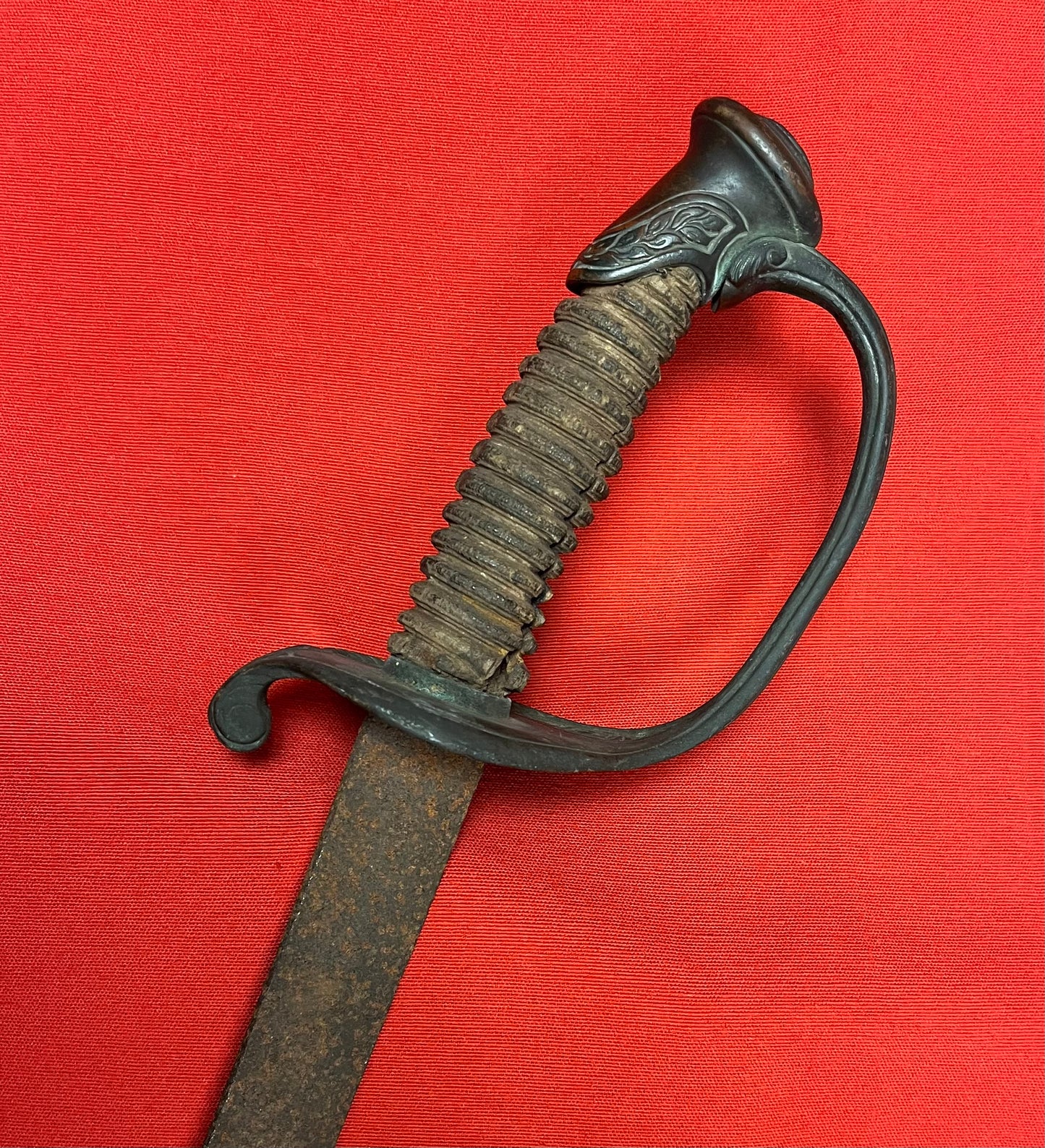 Civil War M1850 Foot Officers Sword Battlefield Pickup - Relic Condition