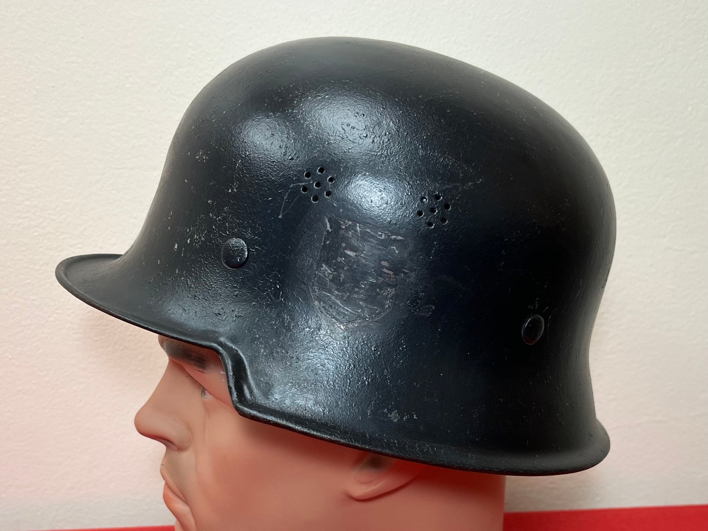 Original WWII German M34 Police Helmet