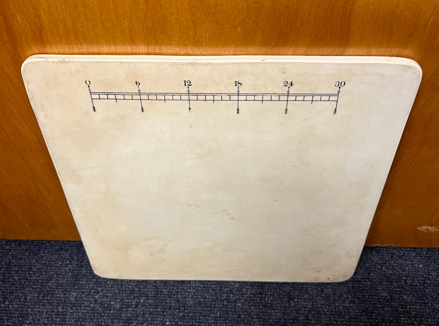 19th Century Pharmacist Chemist Apothecary Pill Tile Slab Ironstone #2