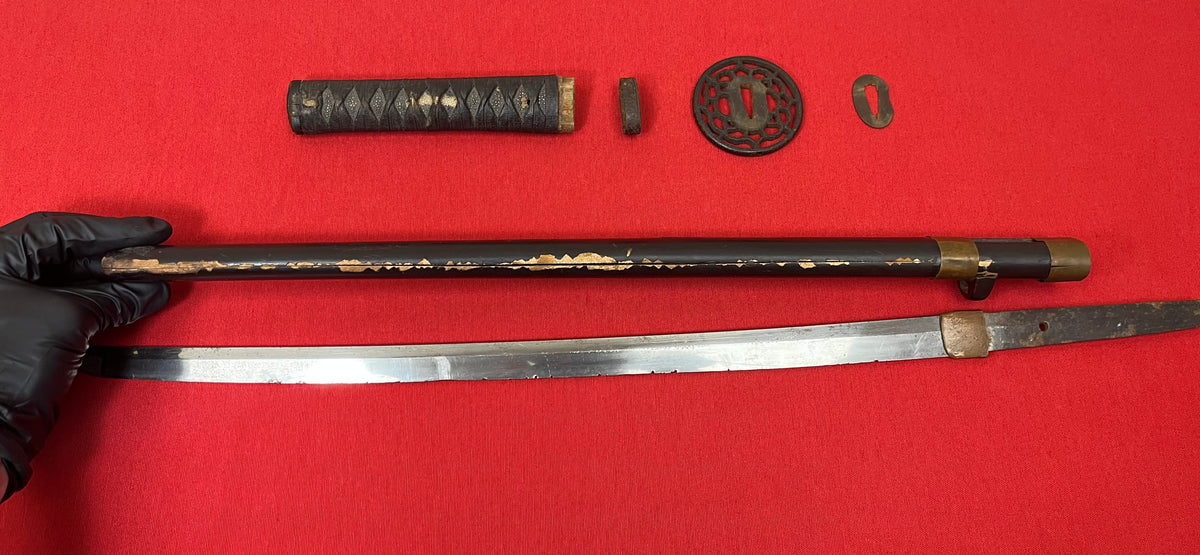 Original Japanese 18th Century Wakizashi Samurai Sword - Edo Period (1603–1868)