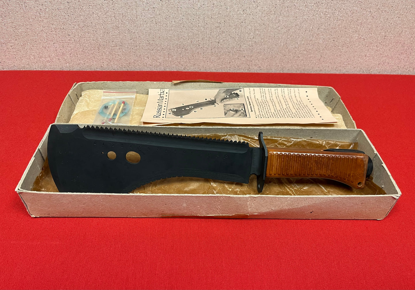 Vintage - Russian Soviet USSR Spetznaz Machete Special Forces Survival Knife 15"