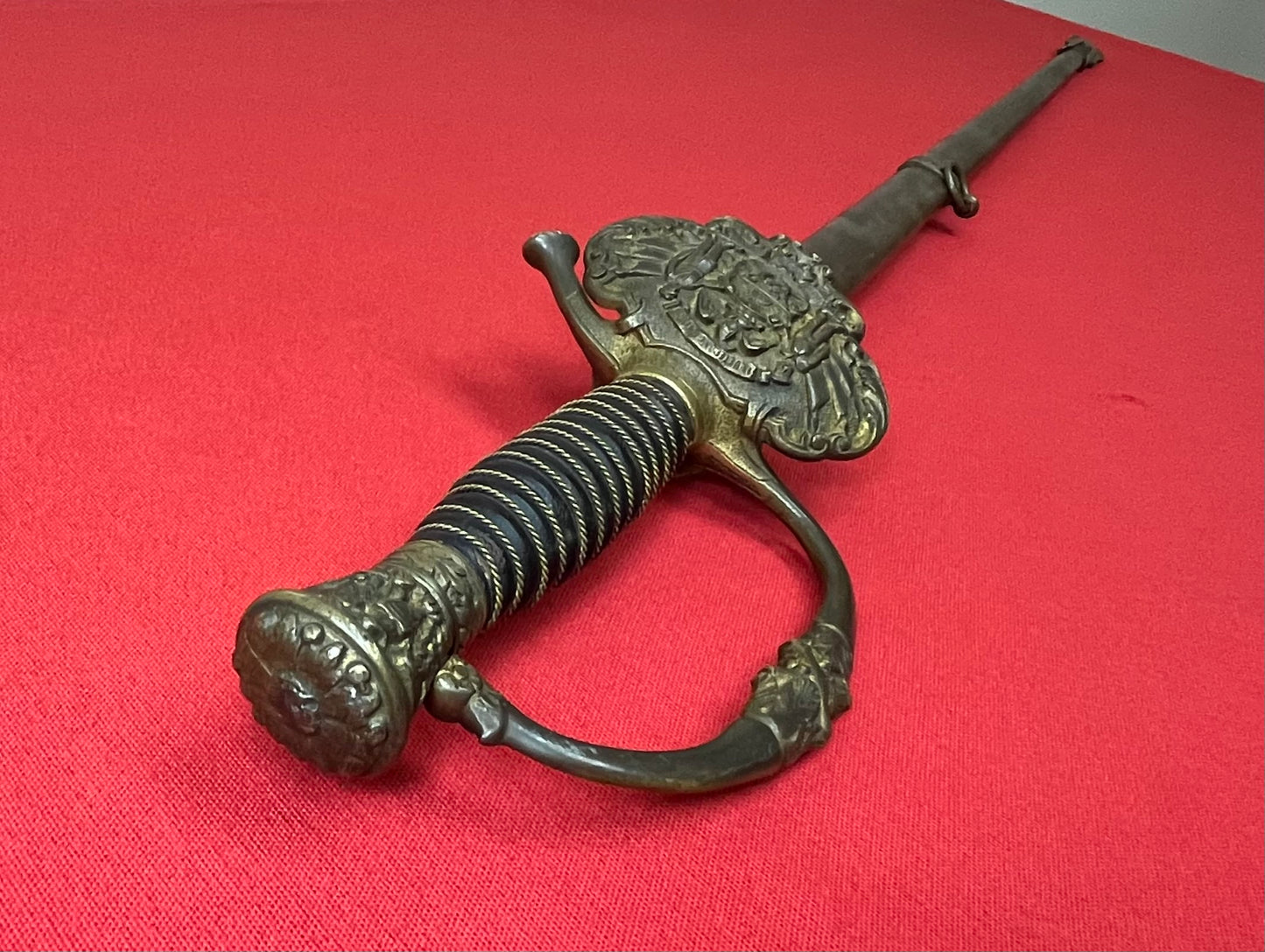 1800’s Sons of Veteran’s GAR Sword Etched Blade General Grant 1861-65 Civil War