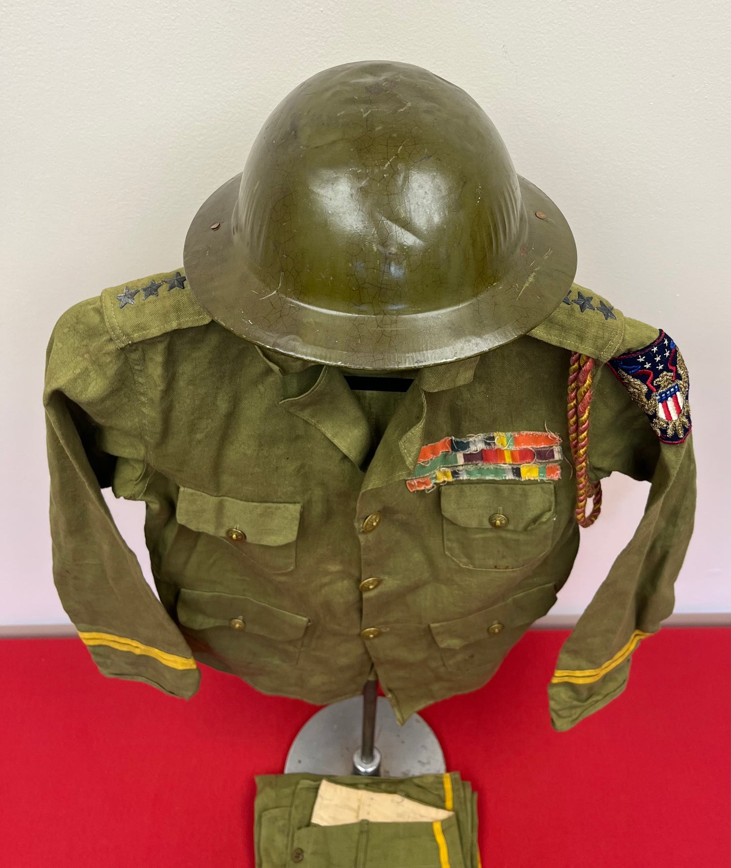 WW1 Era U.S. Child's (Small Size) Uniform Jacket, Pants & Helmet