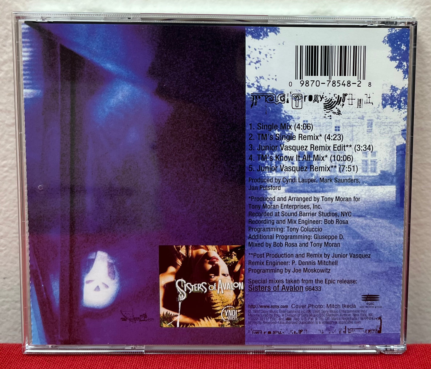 Cyndi Lauper - Hand Signed CD Booklet You Don't Know 1997