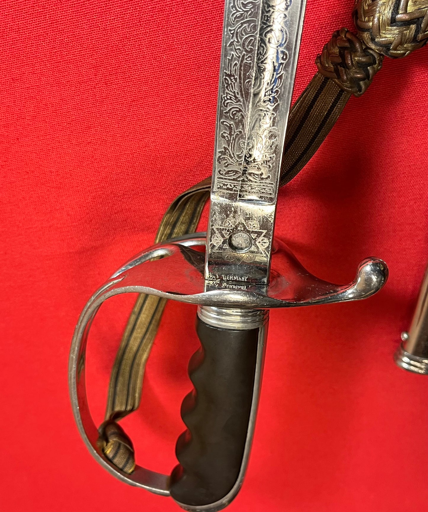 PRE-WW2 U.S. M1902 Officer’s Sword W/ Hanger & Belt ￼