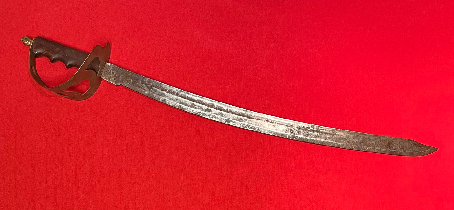 M1895 Dutch Klewang Naval Cutlass-Sword WW2 Japanese Altered "Trench Art" Handle
