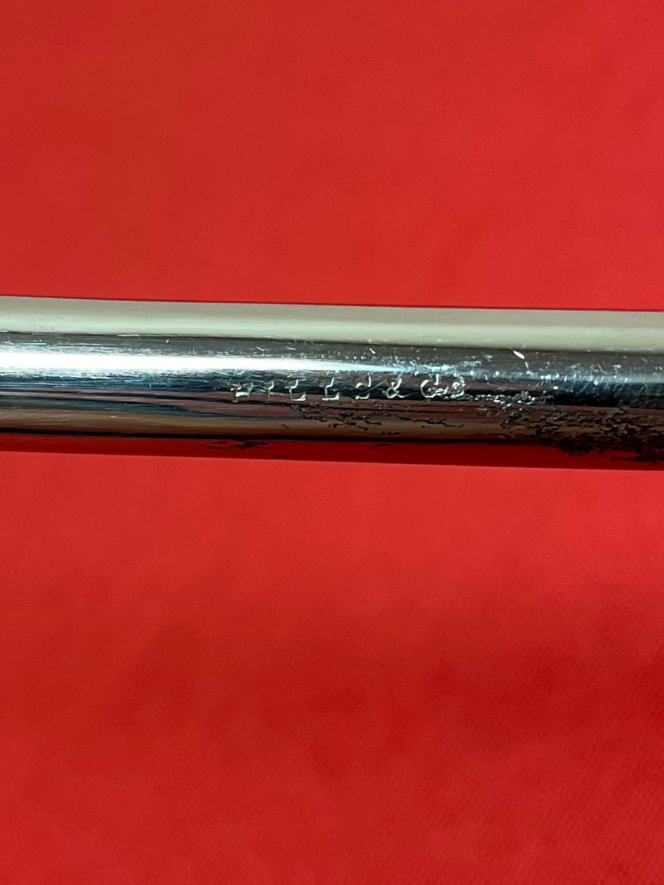 1800'S OBSTETRICAL DECAPITATING HOOK by HILLS & CO.- ANTIQUE MEDICAL EQUIPMENT