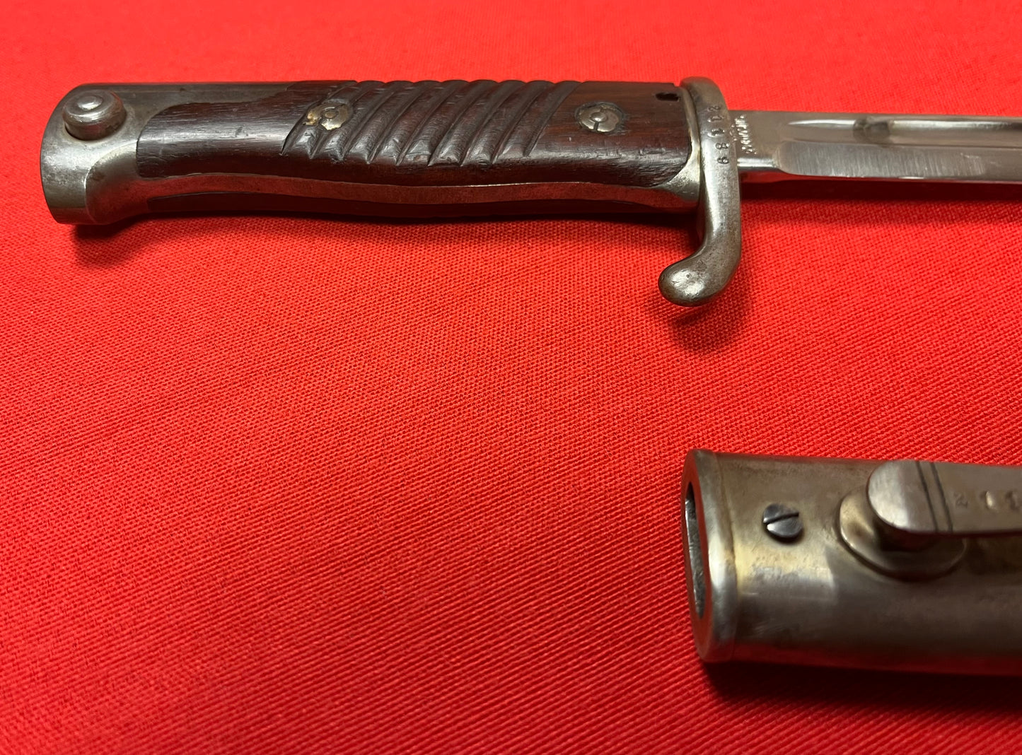 WW1 Era M1898 German "Quill Point" Bayonet W/ Matching Numbers by Simson & Co Suhl