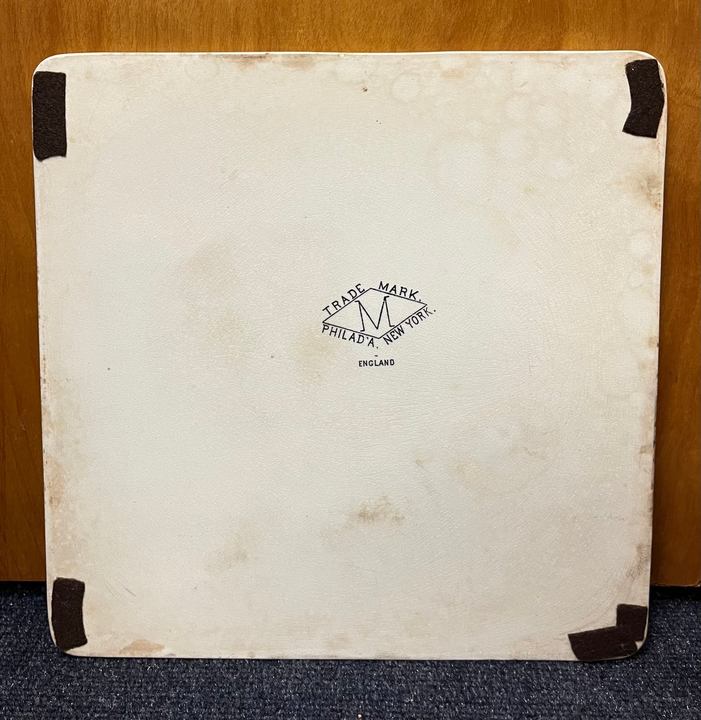 19th Century Pharmacist Chemist Apothecary Pill Tile Slab Ironstone #2