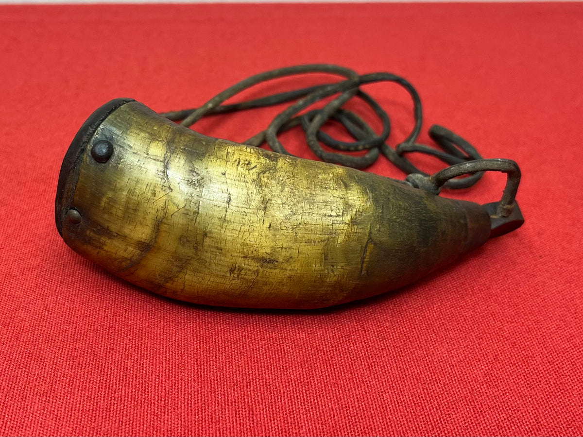 1700’s-1800’s Powderhorn Flintlock (Flash Pan) Priming 5” Small Size