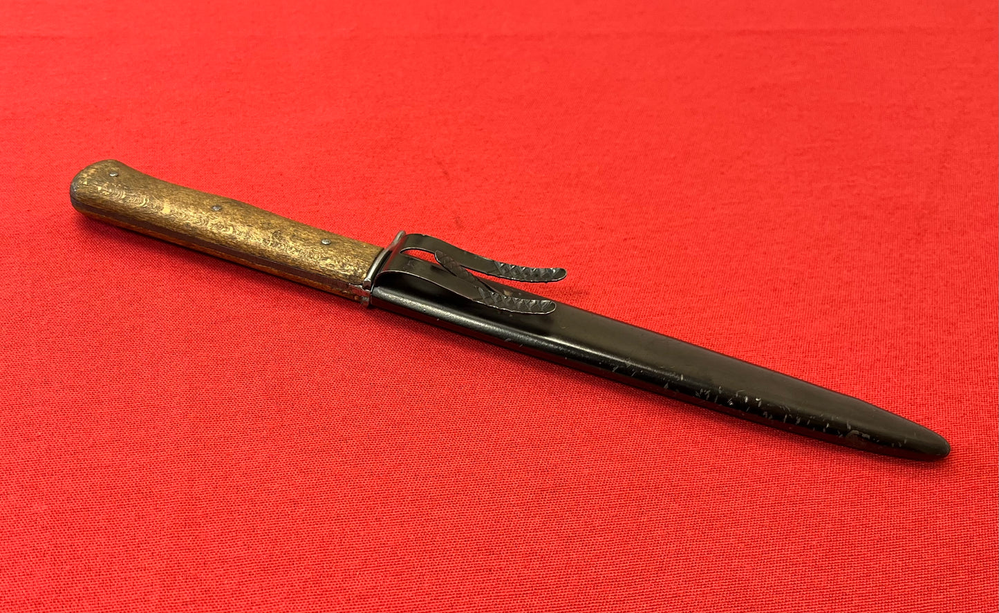 WW2 German Wehrmacht - Luftwaffe Boot Knife (No.6) “Stick Eagle” Marked Blade