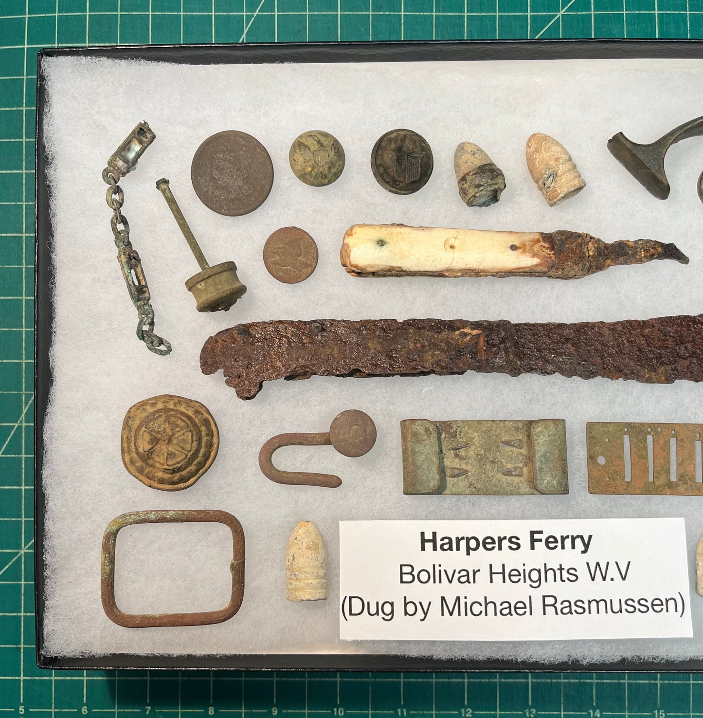 Civil War Harpers Ferry Relics (Bolivar Heights W.V) Dug by Michael Rasmussen
