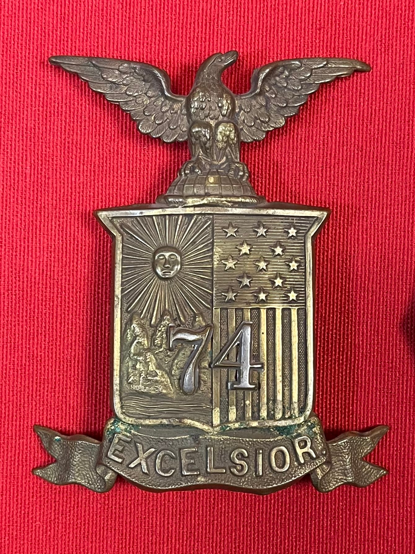 U.S. Indian Wars / Spanish American War - New York National Guard Cap & Insignia