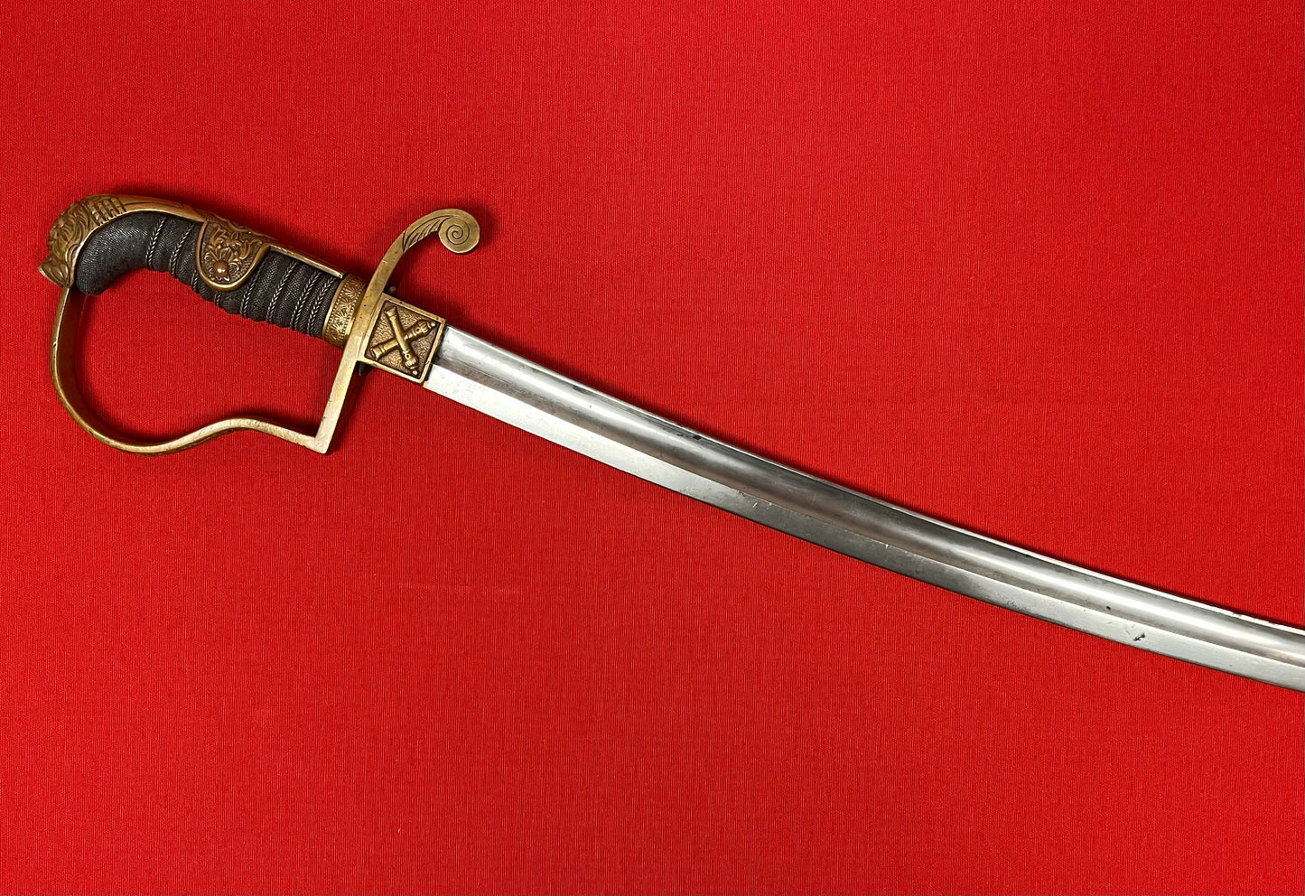 WW1 Imperial German (Jawless Lion Head) Artillery Officer’s Sword 1915 Dated