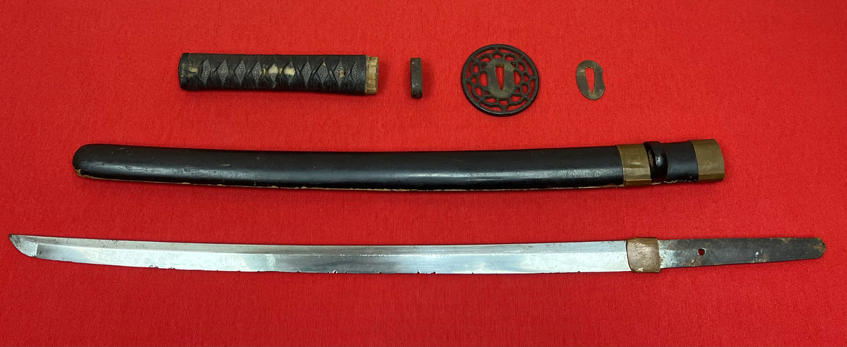 Original Japanese 18th Century Wakizashi Samurai Sword - Edo Period (1603–1868)