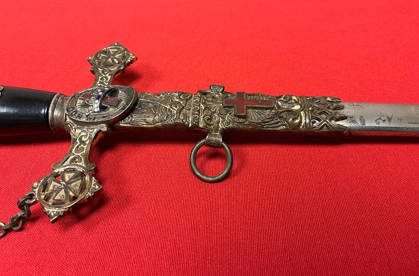 1890’s Knights Templar Fraternal Order Sword (Named & engraved) by Henderson-Ames Co.