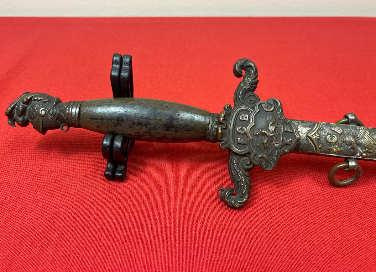 Knights of Pythias (FCB) Fraternal Order Masonic Sword - 19th Century