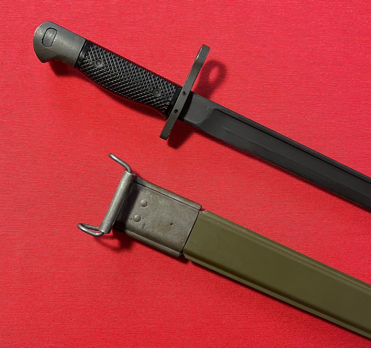 Vietnam Era US M1917 Bayonet by Canadian Arsenals W/ VZM Scabbard Trench Shotgun