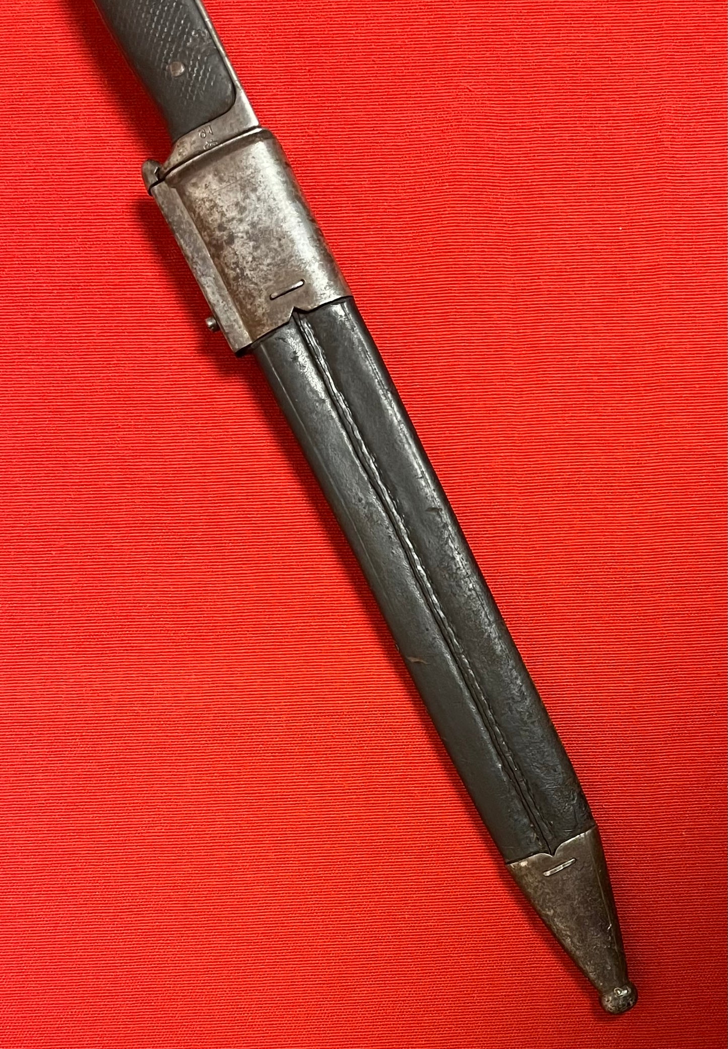 Danish M1889 Krag–Jørgensen Knife Bayonet - Gevær M/89  1st Model / Dated 1891