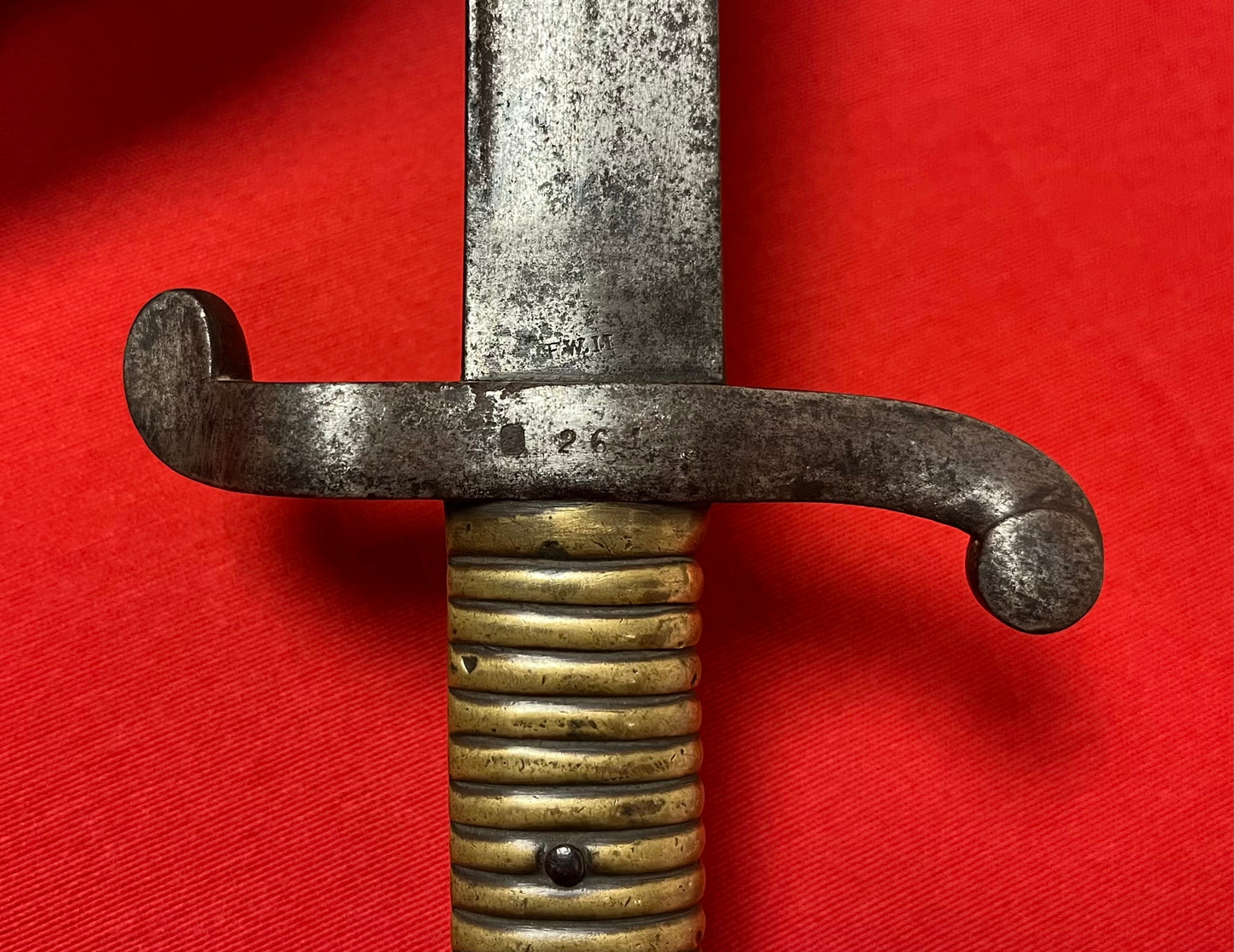 M1842 “YATAGHAN” SABER BAYONET BY F.W.H - CIVIL WAR IMPORT