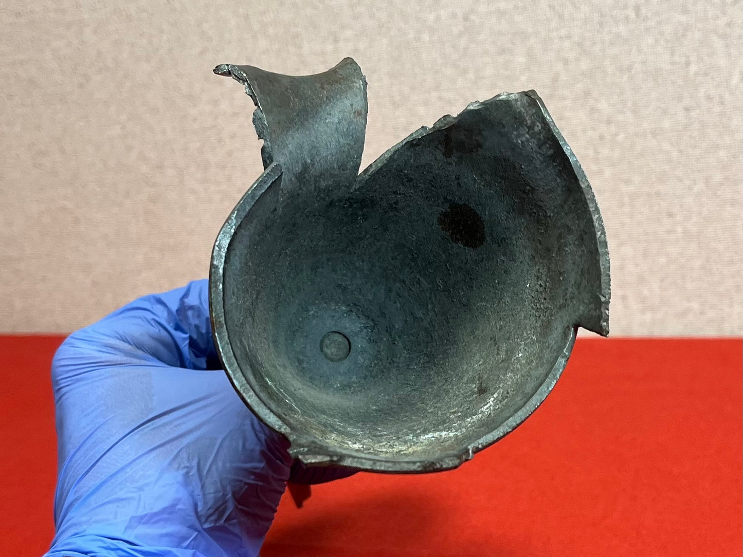 WW2 M34 Chemical Mortar Round Shrapnel Half - Dated 1942