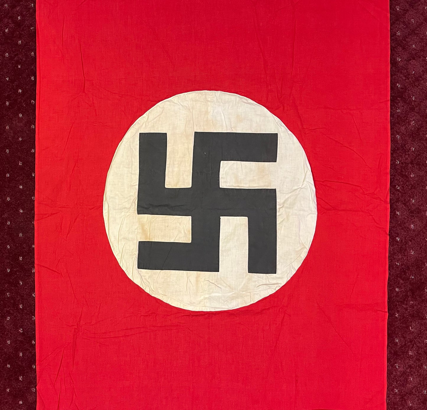 Original WW2 German Banner / Flag (Large) Double Sided 8X4 FT