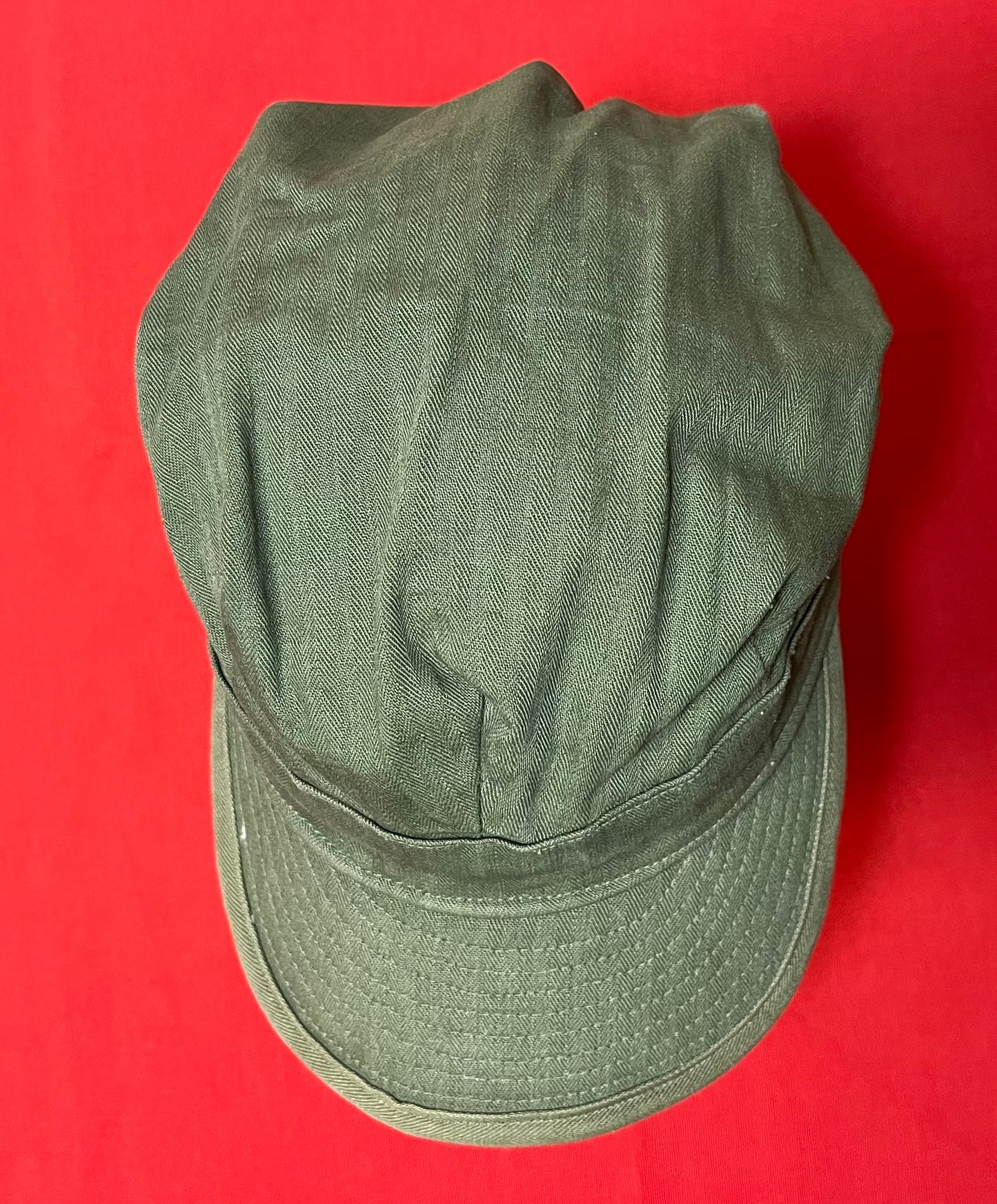 Original U.S. Army Fatique HBT Cap 1945 Pattern