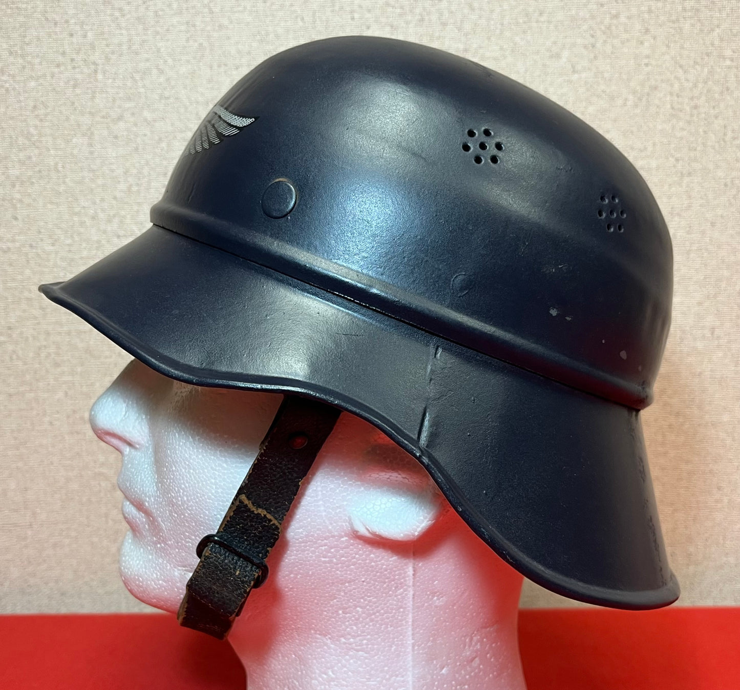 WW2 GERMAN M38 LUFTSCHUTZ "AIR RAID" GLADIATOR HELMET