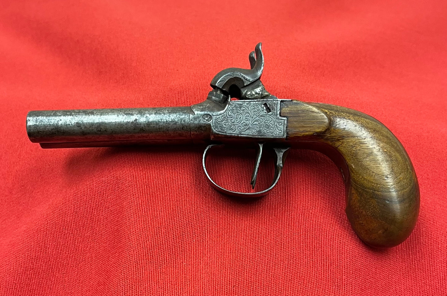 Civil War Era Belgian Double Barrel Percussion Boot Pistol Circa 1850-60