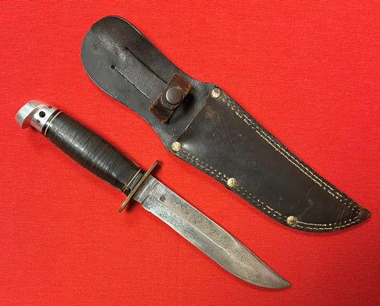 WW2 ERA WESTERN G -46 "SHARK" FIGHTING KNIFE BOULDER COLO. PAT.NO.1.367.470