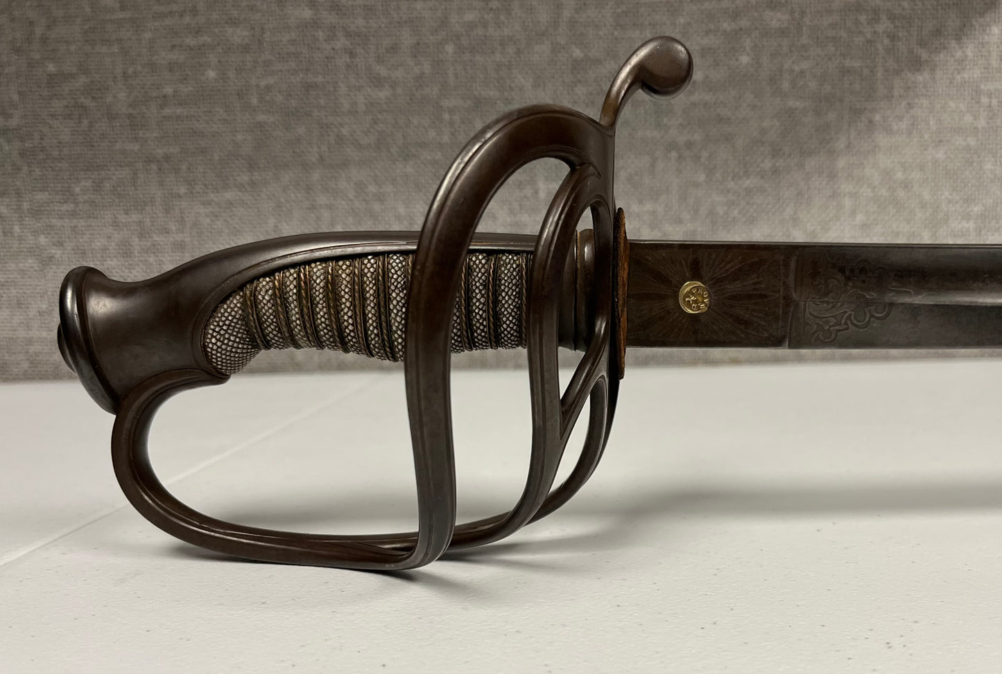 Original U.S. Civil War Officer’s Sword Non-Regulation / German Import by F. Horster - Engraved
