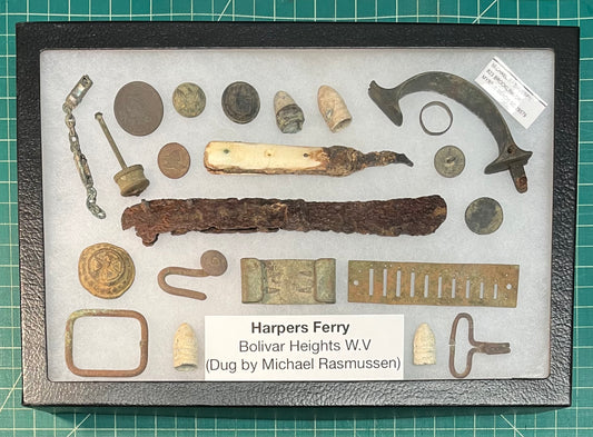 Civil War Harpers Ferry Relics (Bolivar Heights W.V) Dug by Michael Rasmussen
